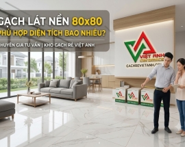 Gạch Lát Nền 80x80 Phù Hợp Với Diện Tích Bao Nhiêu mét?