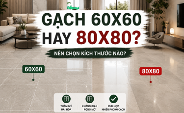 Gạch 60x60 Hay 80x80? Chọn Kích Thước Nào Hợp Với Nhà Bạn?
