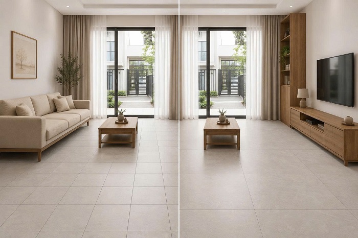 Sự khác nhau giữa gạch 60x60 và gạch 80x80