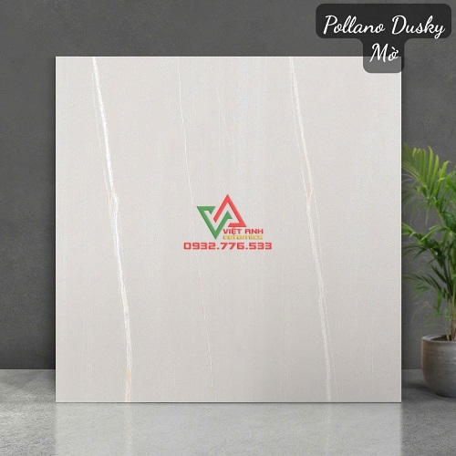 Gạch Ấn 80x80 Trắng Kem Vân Đá Sọc Nhạt Mờ