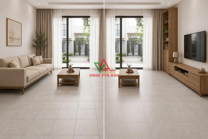 Sự khác nhau giữa gạch 60x60 và gạch 80x80