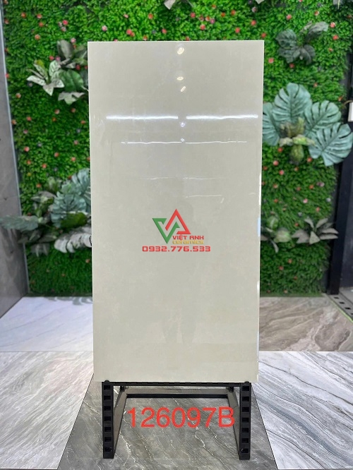 Gạch 60x120 Trung Quốc 126097B Vàng Kem Bóng Kiếng