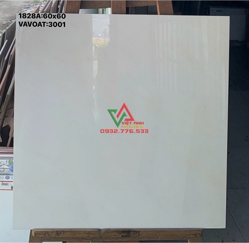 Gạch 60x60 Trắng Trơn Bóng Kiếng Quận 12