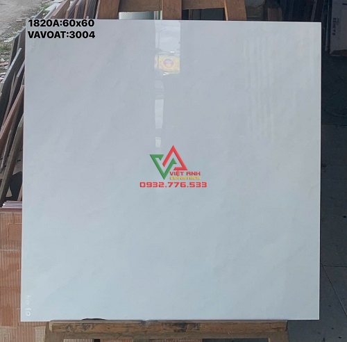 Gạch 60x60 Trắng Vân Mây Bóng Kiếng Gò Vấp
