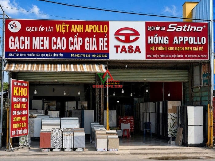 Cửa hàng Gạch Rẻ Việt Anh tại Bình Tân TP.HCM