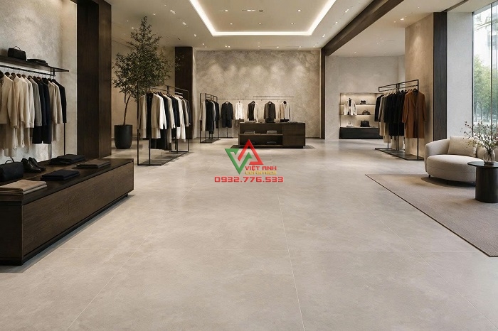 Gạch lát nền showroom thời trang