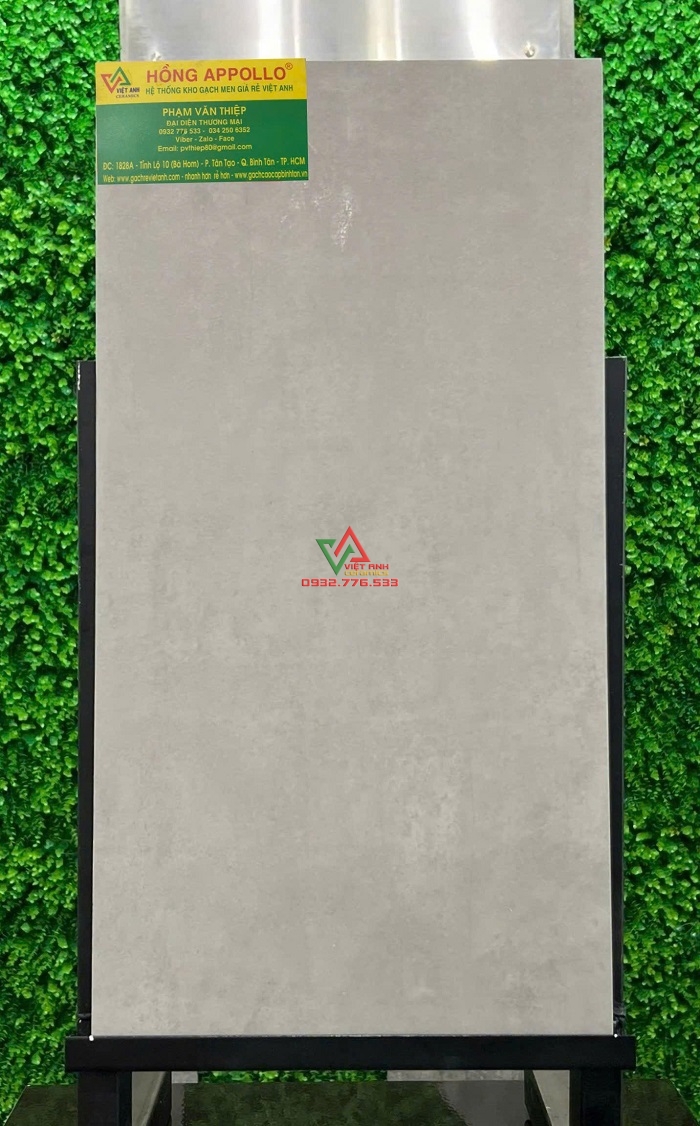 Gạch 30x60 thạch bàn xám mờ xi măng VN