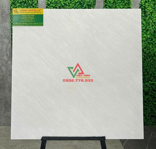Gạch 80x80 trắng ngọc vân đá hàng matte Thạch Bàn