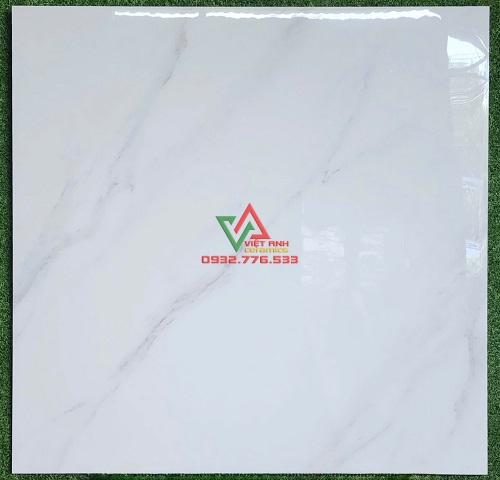 Gạch 120x120 khổ lớn đá bóng trắng marble giá tốt rẻ tại Việt Anh