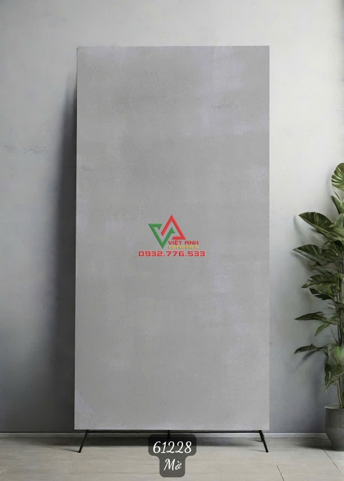 Gạch Khổ Lớn 60x120 Xám Sáng Trơn Bề Mặt Mờ Ấn Độ