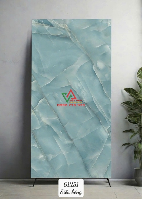 Gạch Khổ Lớn 80x160 Vân Đá Ngọc Bích 61251 – Dòng Siêu Bóng Cao Cấp
