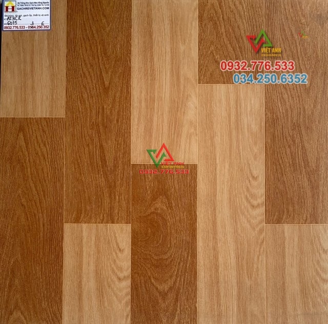 gạch giả gỗ 60x60 lát nền phòng khách 6075
