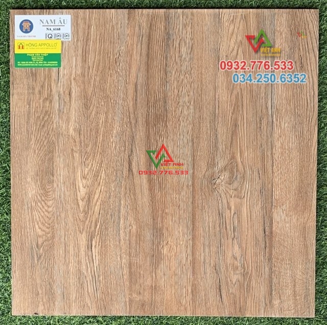 Gạch giả gỗ 60x60 lát phòng khách NA_6168