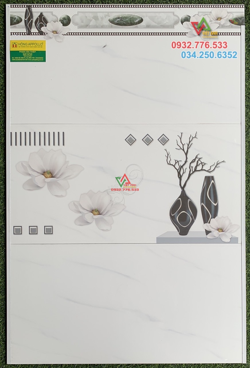 Gạch 30x60 vân mây họa tiết tinh vi sắc sảo