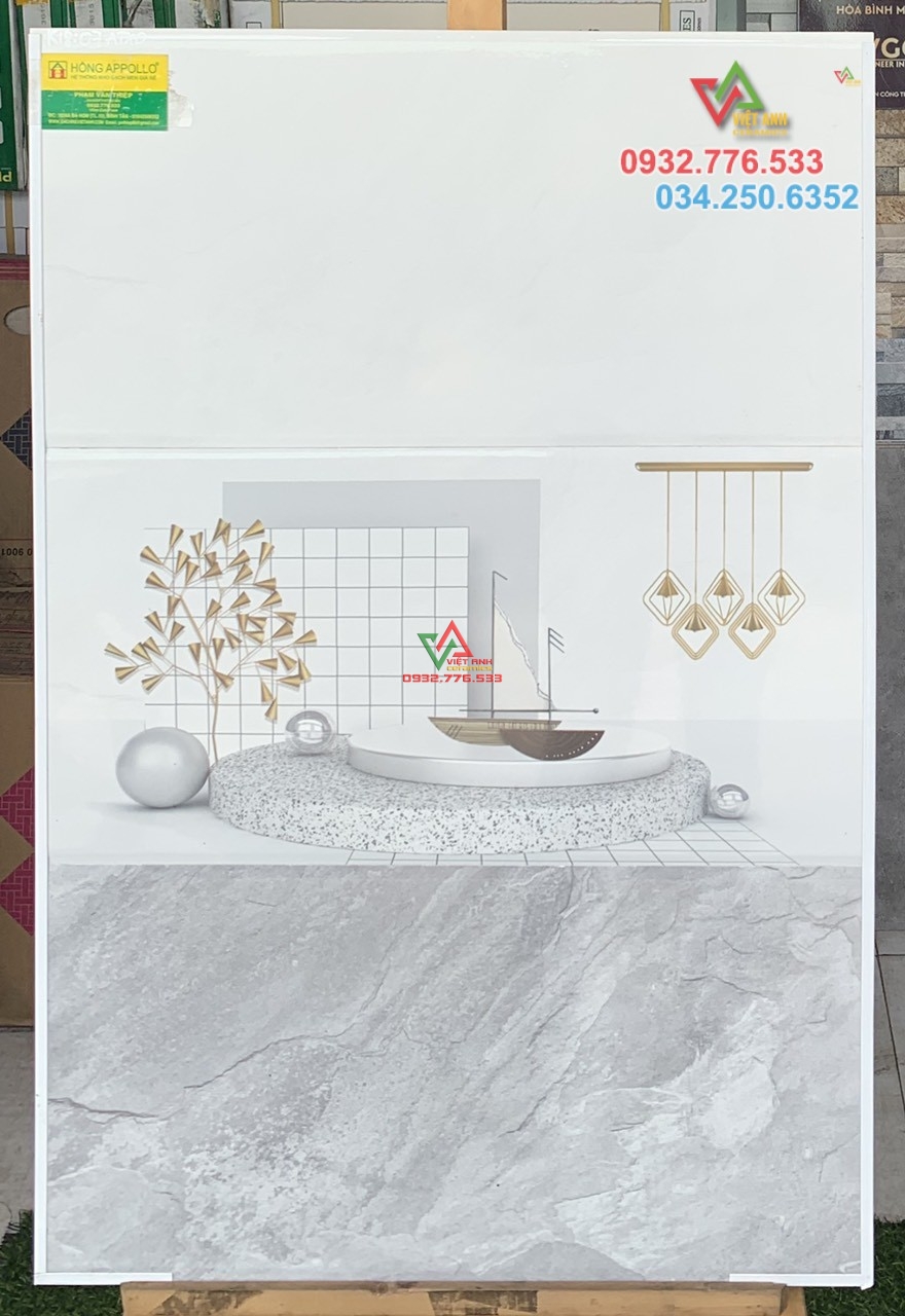 Gạch ốp tường 30x60 màu xám trắng