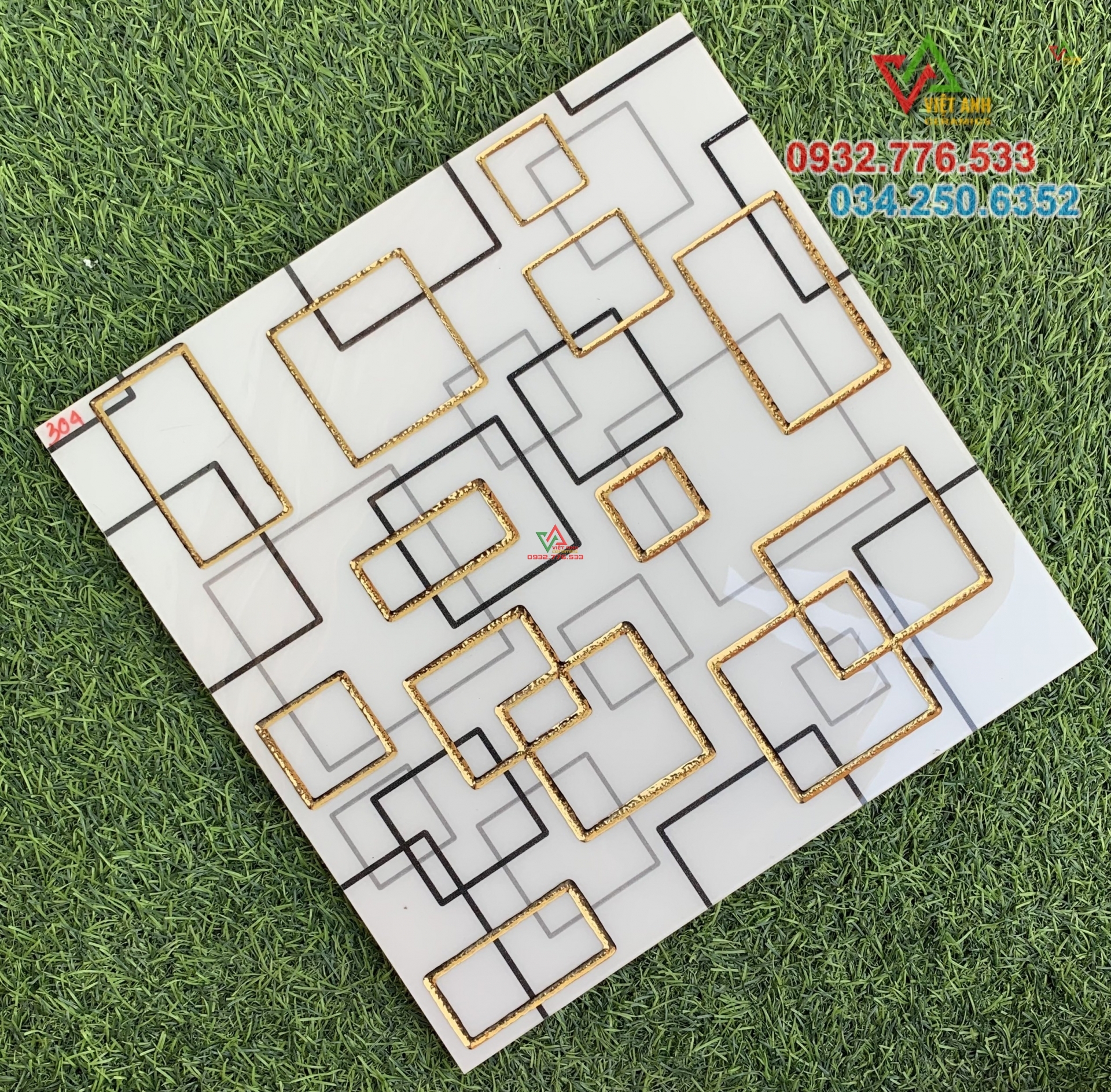 Gạch 30x30 họa tiết đơn giản bắt mắt