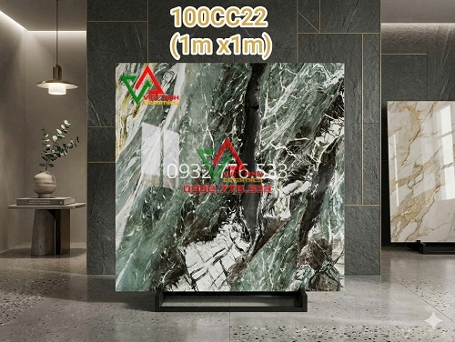 GẠCH 100X100 VÂN ĐÁ XANH RÊU MARBLE ELITE