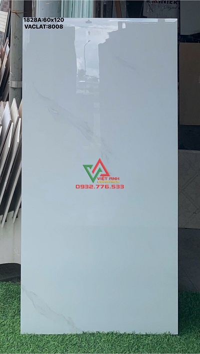 GẠCH 60X120 TRẮNG VÂN CHỈ XÁM BÓNG KIẾNG SANG TRỌNG