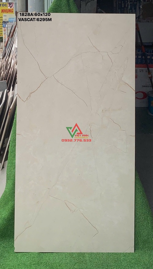 GẠCH 60X120 VÂN ĐÁ KEM MỜ CAO CẤP ẤN ĐỘ