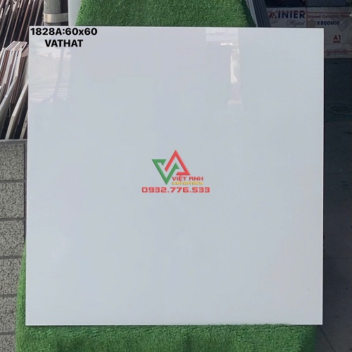 GẠCH 60X60 TRẮNG TRƠN BÓNG KÍNH CAO CẤP