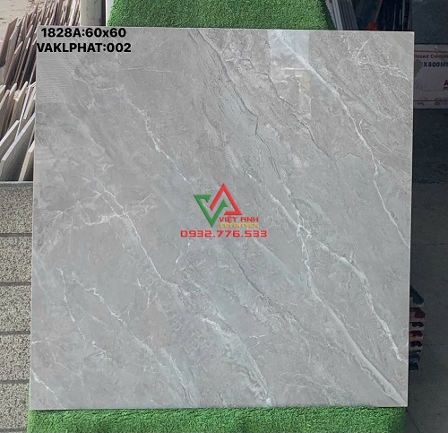 GẠCH 60X60 XÁM GHI VÂN ĐÁ TỰ NHIÊN BÓNG KIẾNG