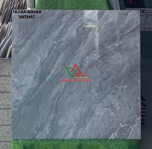 GẠCH 60X60 XÁM XANH VÂN ĐÁ TỰ NHIÊN BÓNG KIẾNG VIỆT NAM