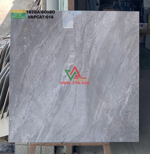 GẠCH 80X80 VÂN ĐÁ GREY TRAVERTINE SANG TRỌNG
