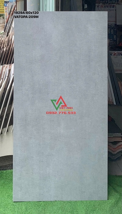 GẠCH KHỔ LỚN 60X120 XÁM GHI VÂN BÊ TÔNG MỜ