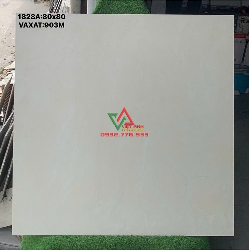 GẠCH LÁT NỀN 80X80 TRẮNG TRƠN MỜ TỐI GIẢN HIỆN ĐẠI