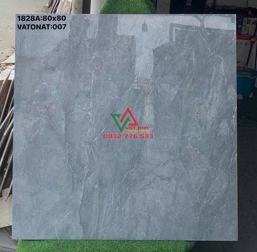 GẠCH LÁT NỀN 80X80 VÂN ĐÁ XÁM XI MĂNG ĐÁ BÓNG KIẾNG HIỆN ĐẠI