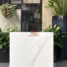 Gạch 60x60 màu trắng vân lát nền nhà