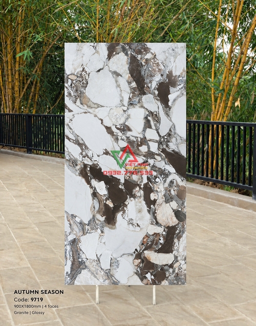 Gạch Trang Trí Khổ Lớn 90x180 Marble Vân Đá Nghệ Thuật Bóng Kiếng