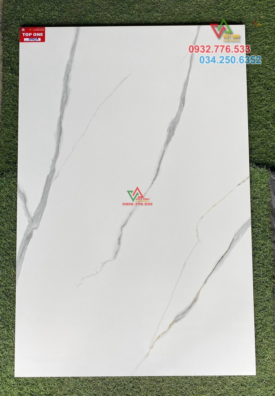Gạch 80x1200 khổ lớn màu trắng vân mây đẹp mắt