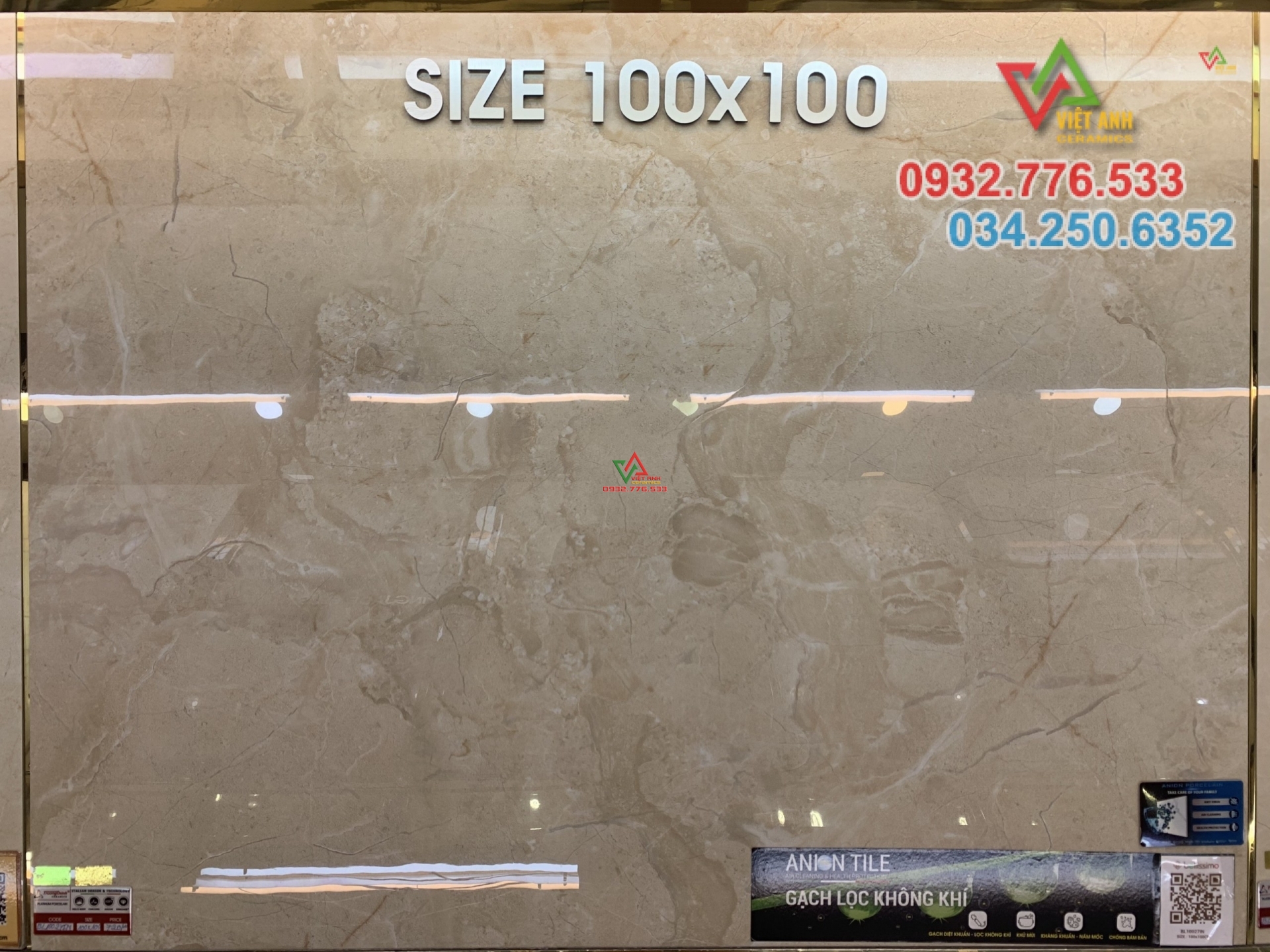 Gạch 100x100 lát nền nhập khẩu