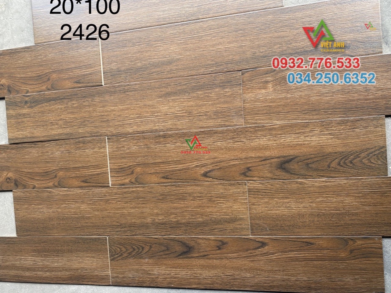 Gạch 20x100 lát nền sang trọng nhập khẩu