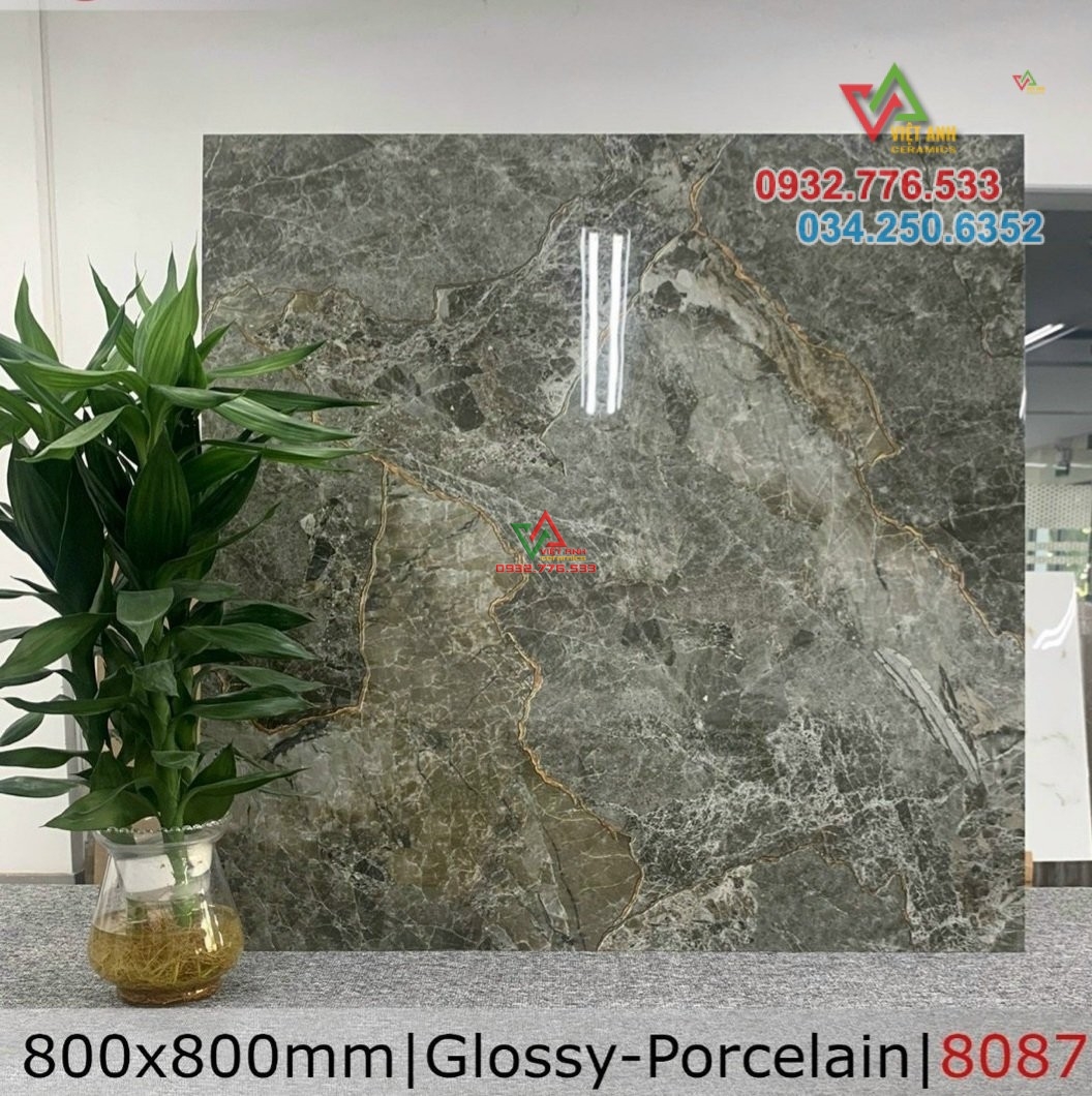 Gạch 80x80 đá bóng kiếng cao cấp