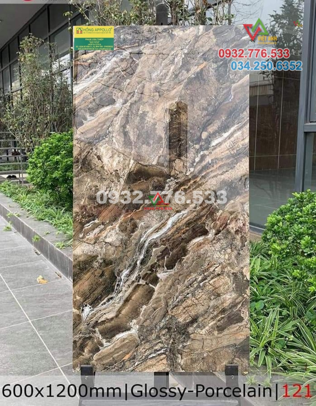Gạch 60x120 bóng kiếng lát nền