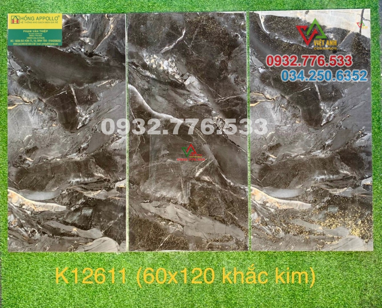 Gạch 60x120 đá bóng kiếng hàng chất lượng cao K12611
