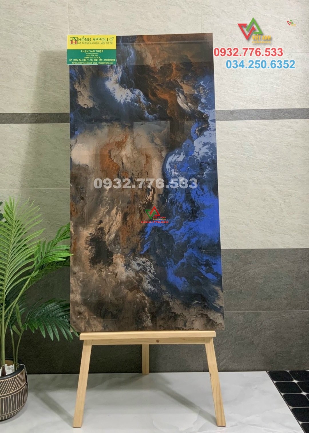 Gạch 60x120 màu loang cổ thạch nhập khẩu Ấn Độ