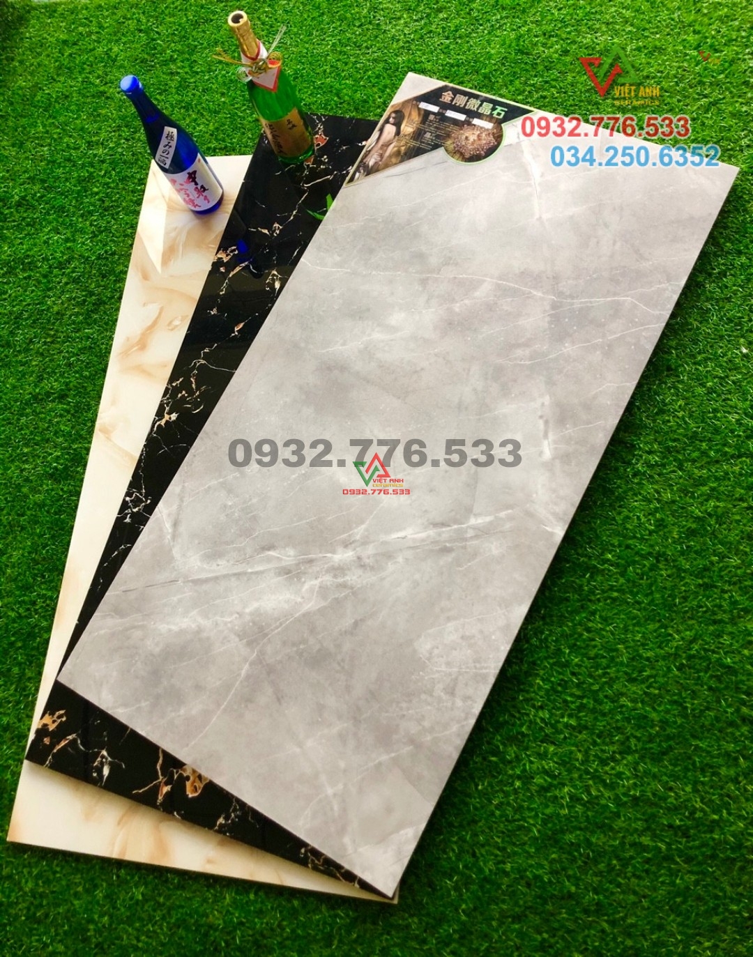Gạch 60x120 màu xám sọc trắng