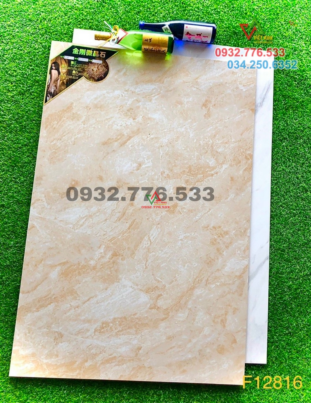 Gạch 80x120 bóng kiếng lát nền khu resort
