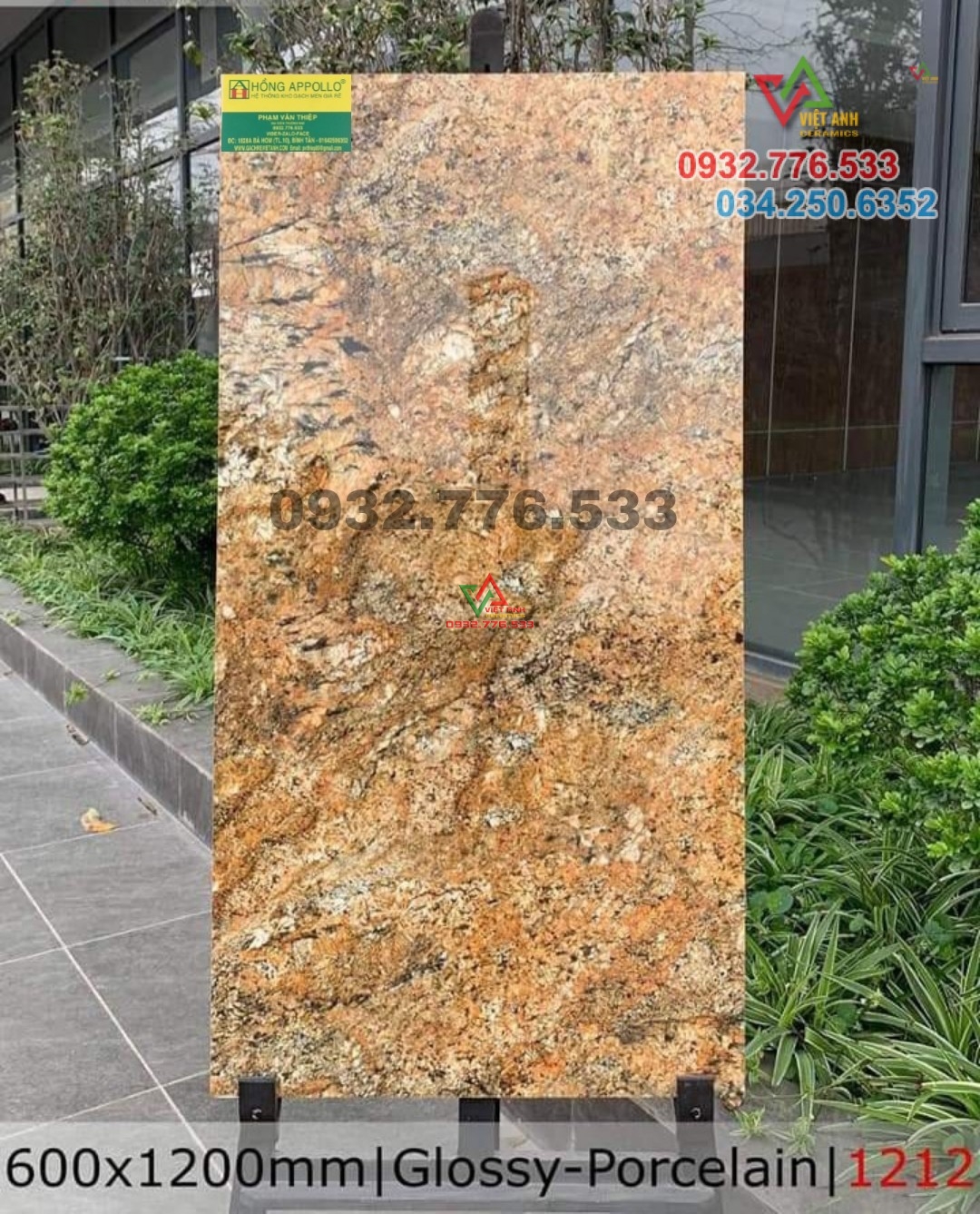 Mẫu gạch 60x120 màu sắc hoa văn tự nhiên sang chảnh mã 1212