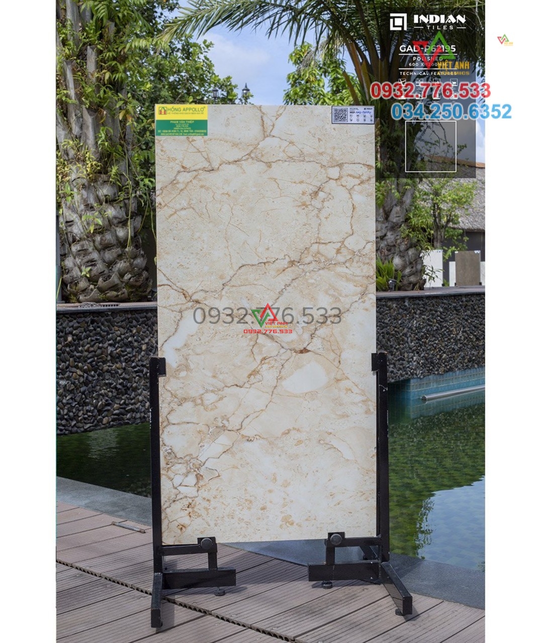 Gạch 60x120 khắc kim nhũ vàng đồng chất chính hãng