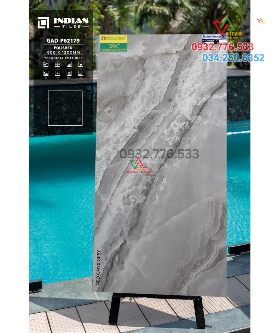 Gạch 60x120 vân đá sang chảnh nhất năm 2021