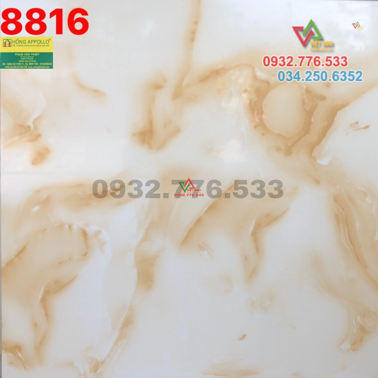 Gạch 80x80 đá bóng kiếng chất lượng cao mã 8816