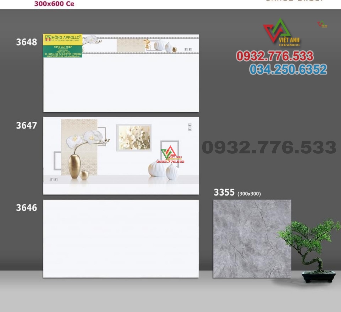 Bộ gạch 30x60 chất lượng nhất năm
