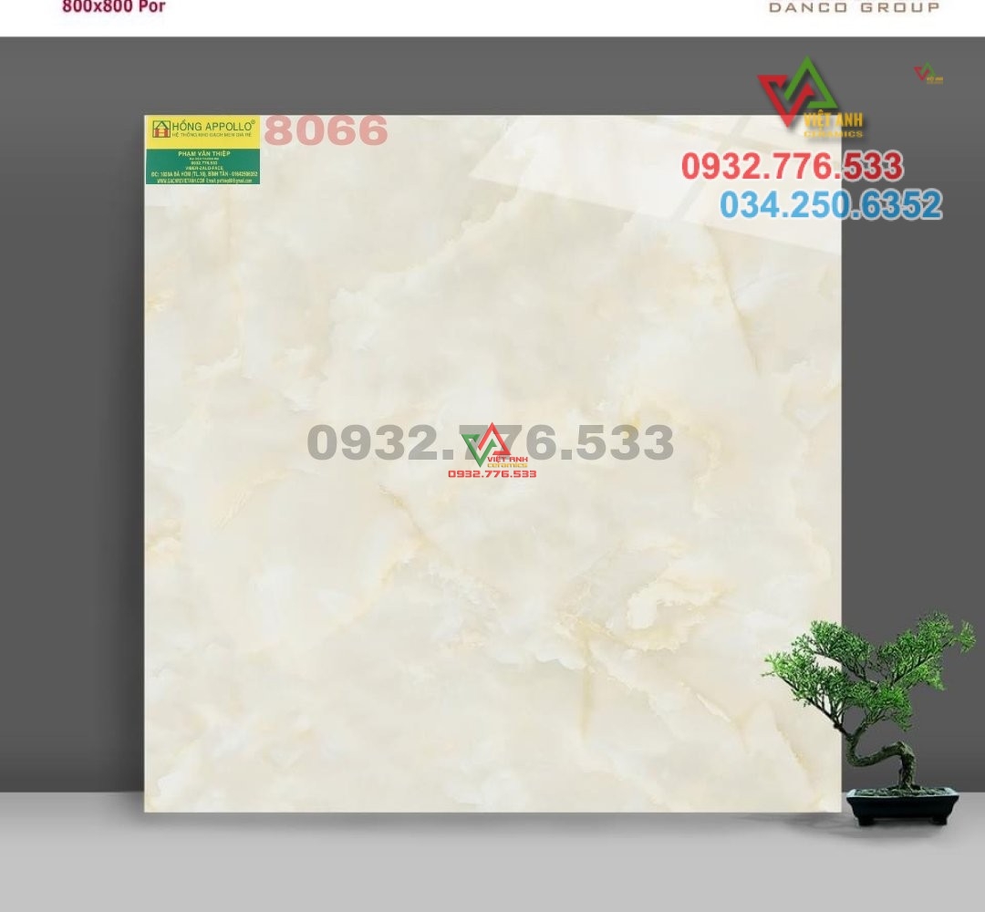 Gạch 80x80 lát nền phòng ngủ mã 8066