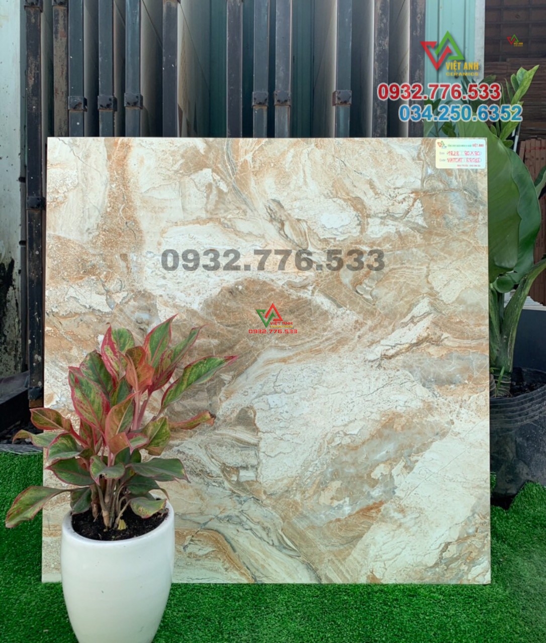 Gạch đá 80x80 cẩm thạch sang chảnh