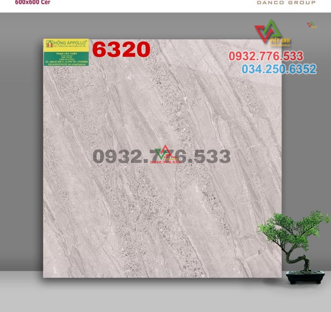 Gạch 60x60 màu sắc sang chảnh mã 6320