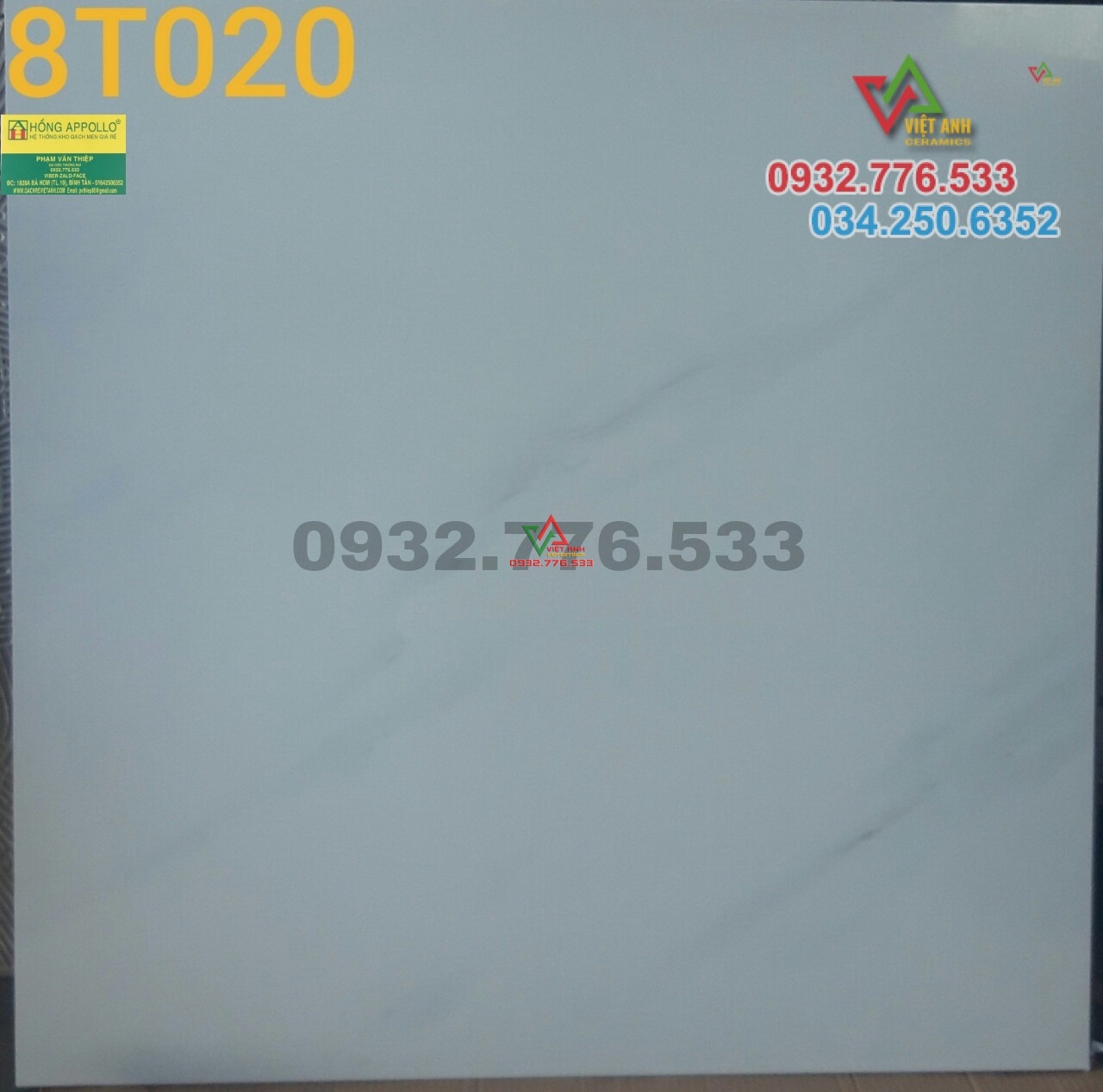 Gạch 80x80 đá bóng kiếng hàng nhập khẩu mã 8T020
